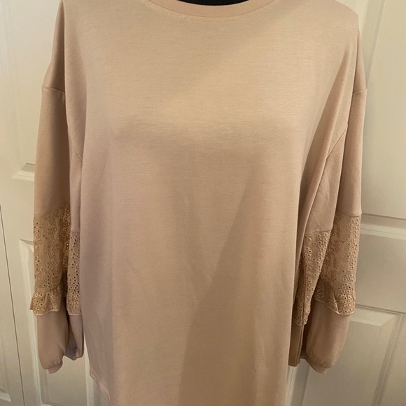 Matilda Jane beige long sleeve top - Picture 2 of 4